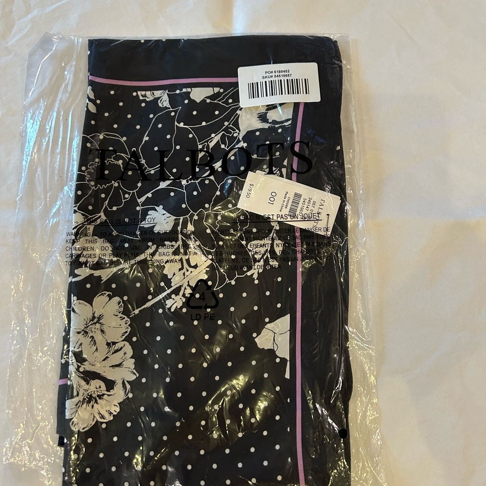 Talbots Silk Scarf